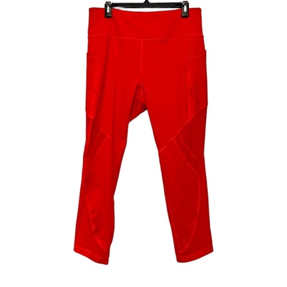Fila Sport Bright Red Leggings - Picture 1 of 5